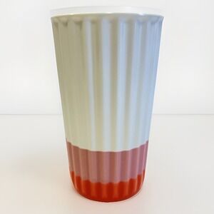 2018 Starbucks Ribbed Cupcake Tri Color Mug Travel‎ 10 fl oz